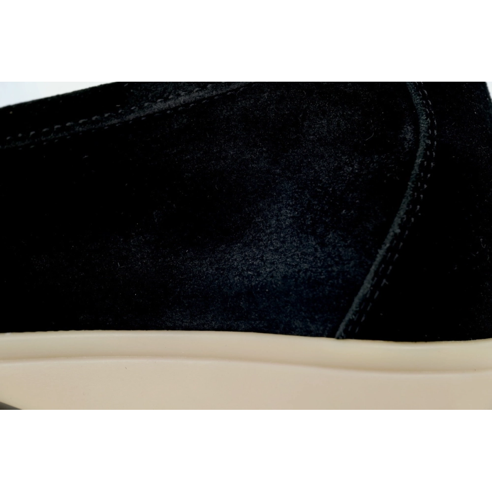 Loro Piana Bean Shoes Black