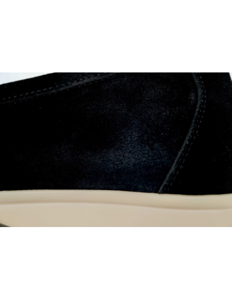 Loro Piana Bean Shoes Black