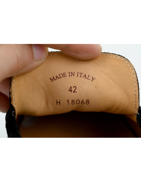 Loro Piana Bean Shoes Black