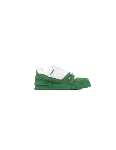 Louis Vuitton Trainer White Green
