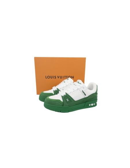 Louis Vuitton Trainer White Green