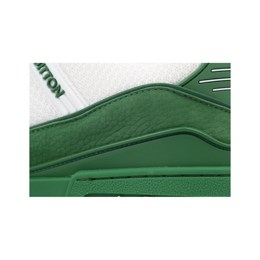 Louis Vuitton Trainer White Green