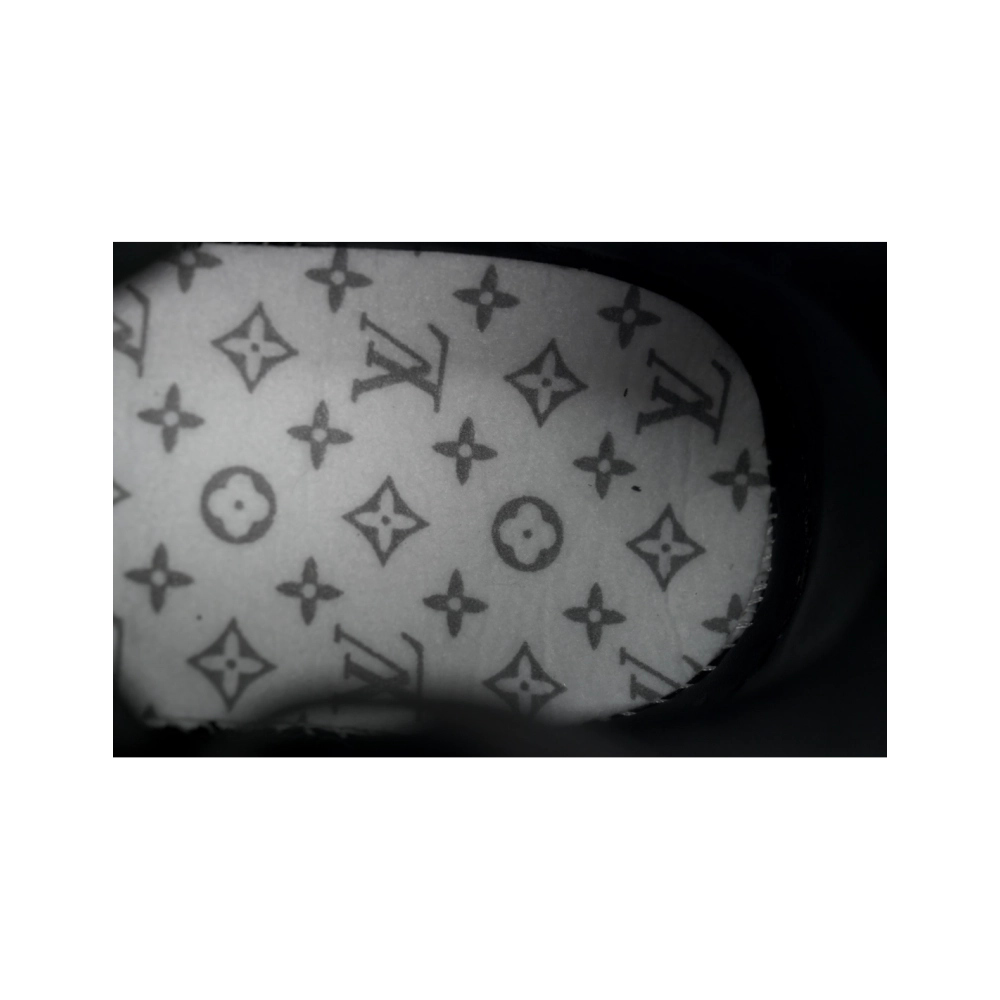 Louis Vuitton Trainer Black Lychee Patent Leather