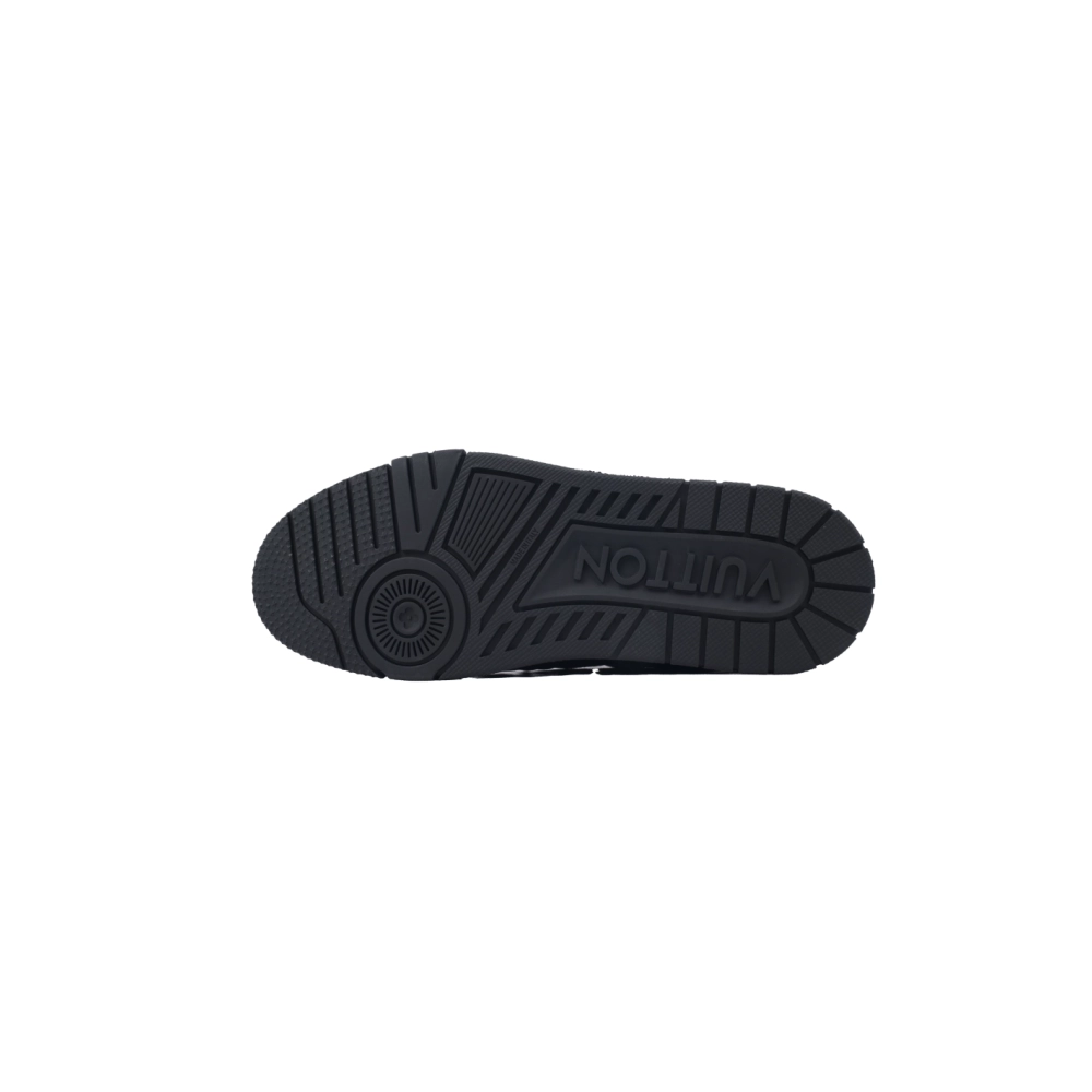 Louis Vuitton Trainer Black Lychee Patent Leather