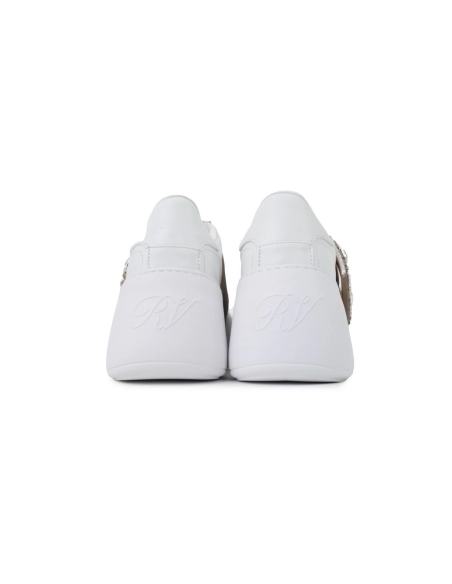 Roger Vivier White Brown Buckle