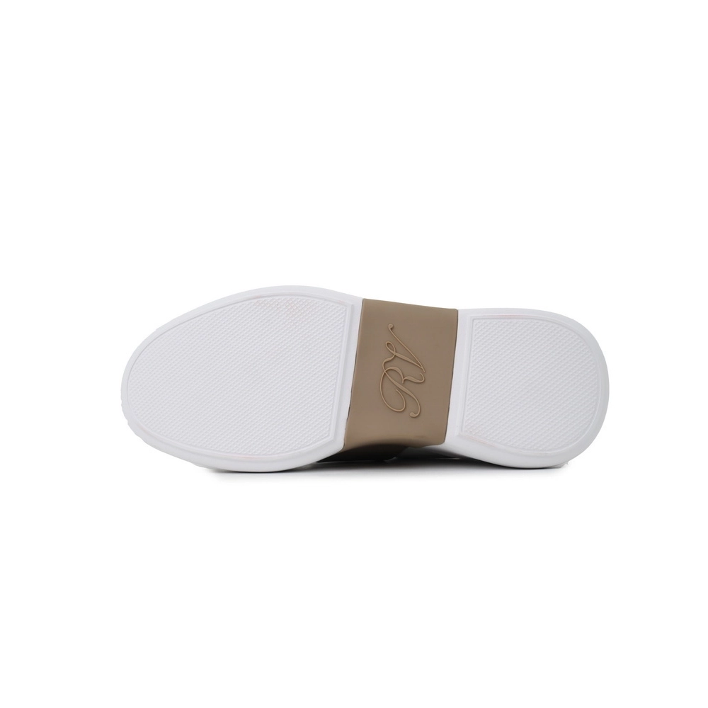 Roger Vivier White Brown Buckle
