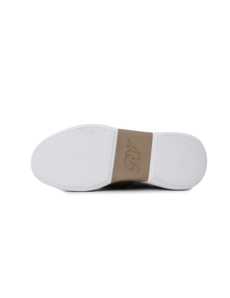 Roger Vivier White Brown Buckle