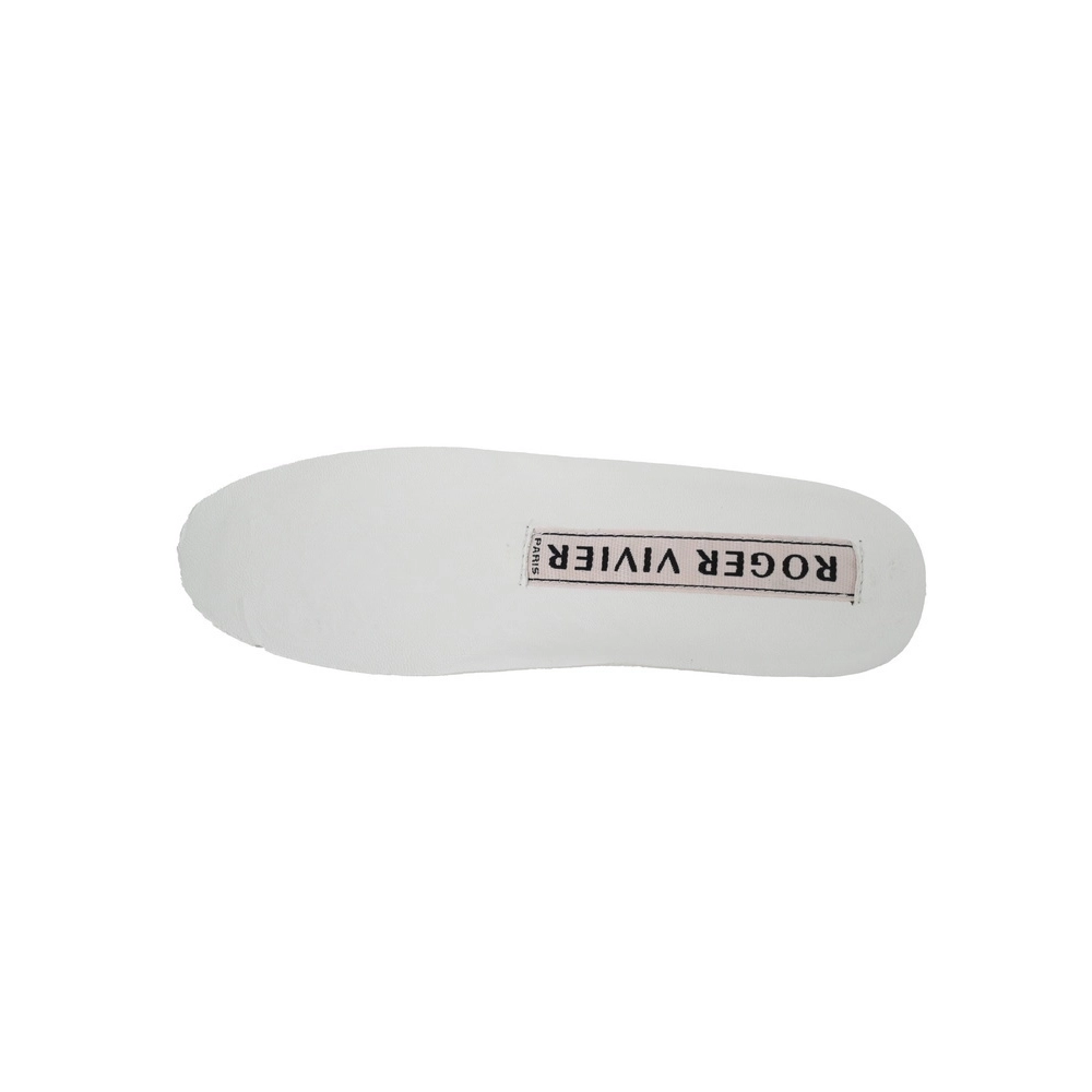 Roger Vivier White Brown Buckle