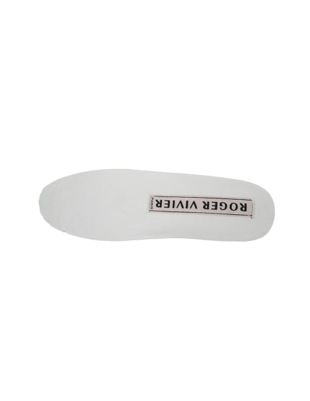Roger Vivier White Brown Buckle