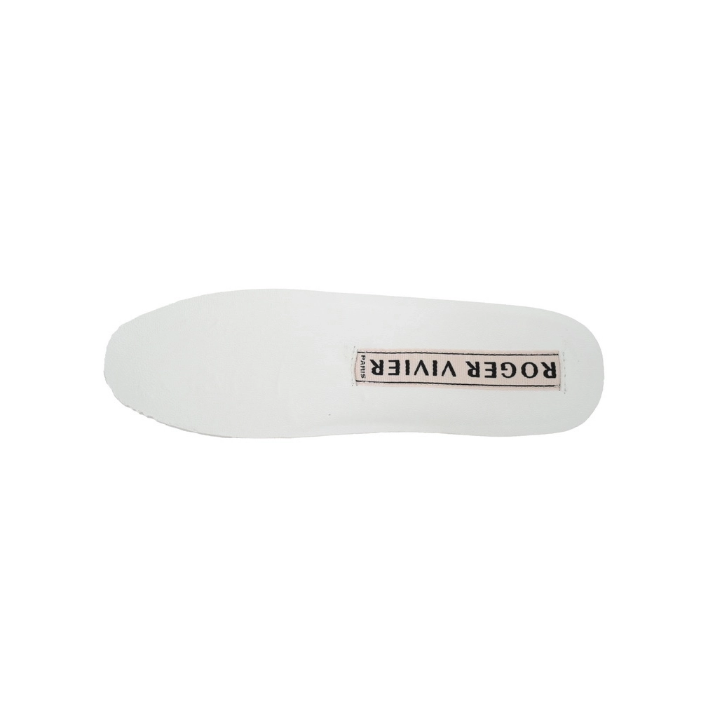 Roger Vivier White And Red Buttons