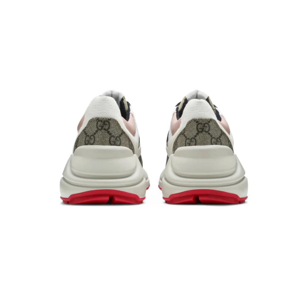 Gucci Wmns GG Rhyton Beige White Pink 620185 99WF0 4371