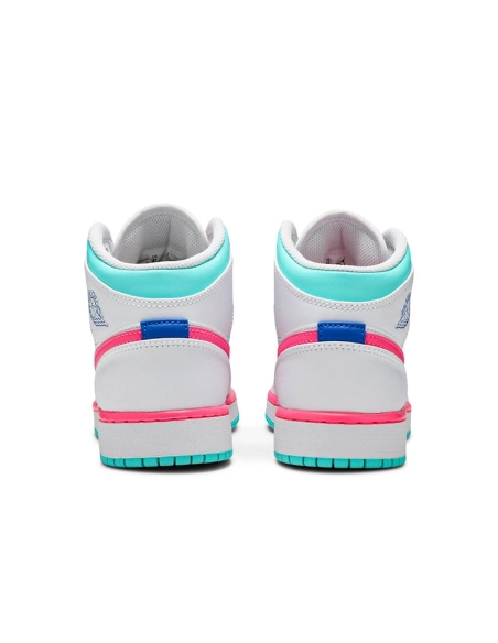 AIR JORDAN 1 MID GS DIGITAL PINK 555112 102,AIR JORDAN 1 MID,Air Jordan