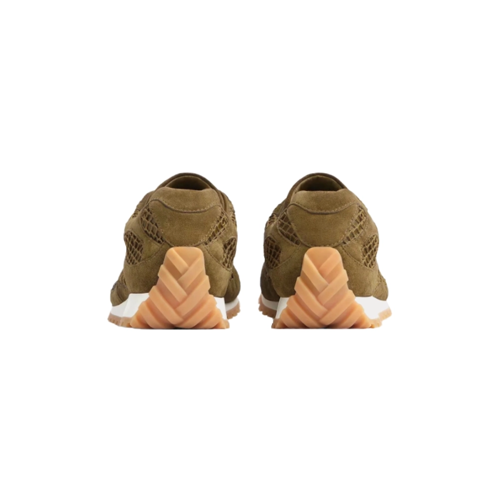 Bottega Veneta Orbit Sneakers Military Green Brown
