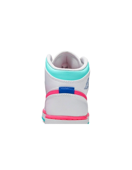 AIR JORDAN 1 MID GS DIGITAL PINK 555112 102,AIR JORDAN 1 MID,Air Jordan