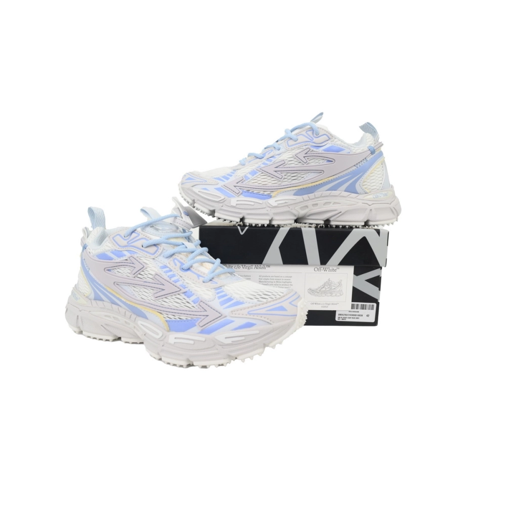 Off-White Be Right Back Light Blue Grey OMIA295F24 FAB00 10039