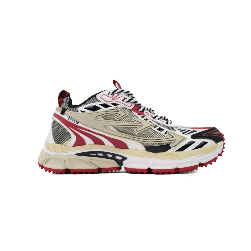 Off-White Be Right Back Khaki Red OMIA295C99 FAB000 0032