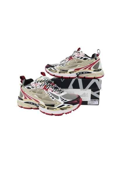 Off-White Be Right Back Khaki Red OMIA295C99 FAB000 0032