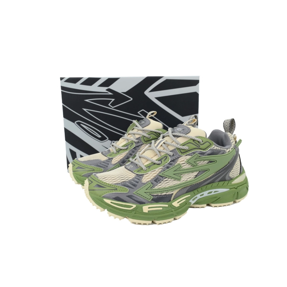 Off-White Be Right Back Military Green Grey OMIA295F24 FAB001 0038