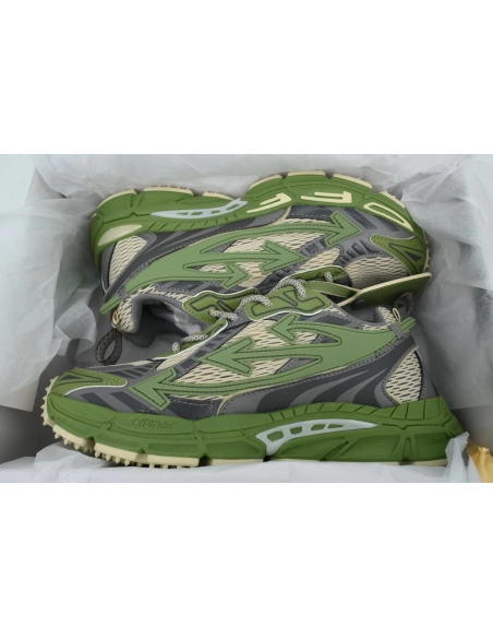 Off-White Be Right Back Military Green Grey OMIA295F24 FAB001 0038
