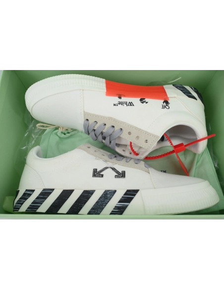 Off-White Vulc Sneaker White Black OWIA178R21LEA0010109