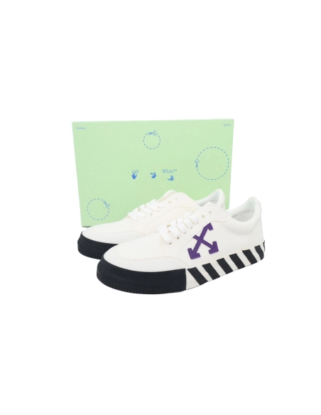 Off-White Vulc Low White Purple OMIA085R21FAB0010137