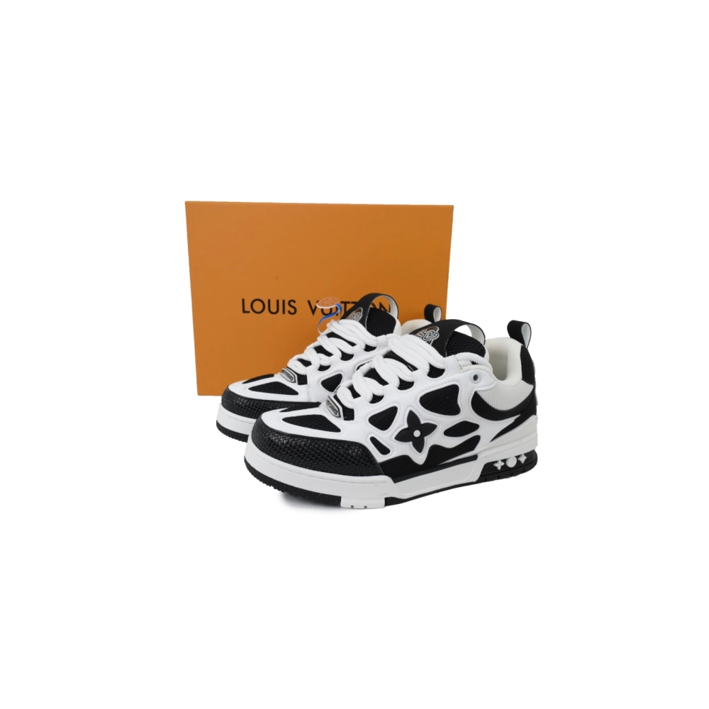 Louis Vuitton LV Skate Sneaker Black And White