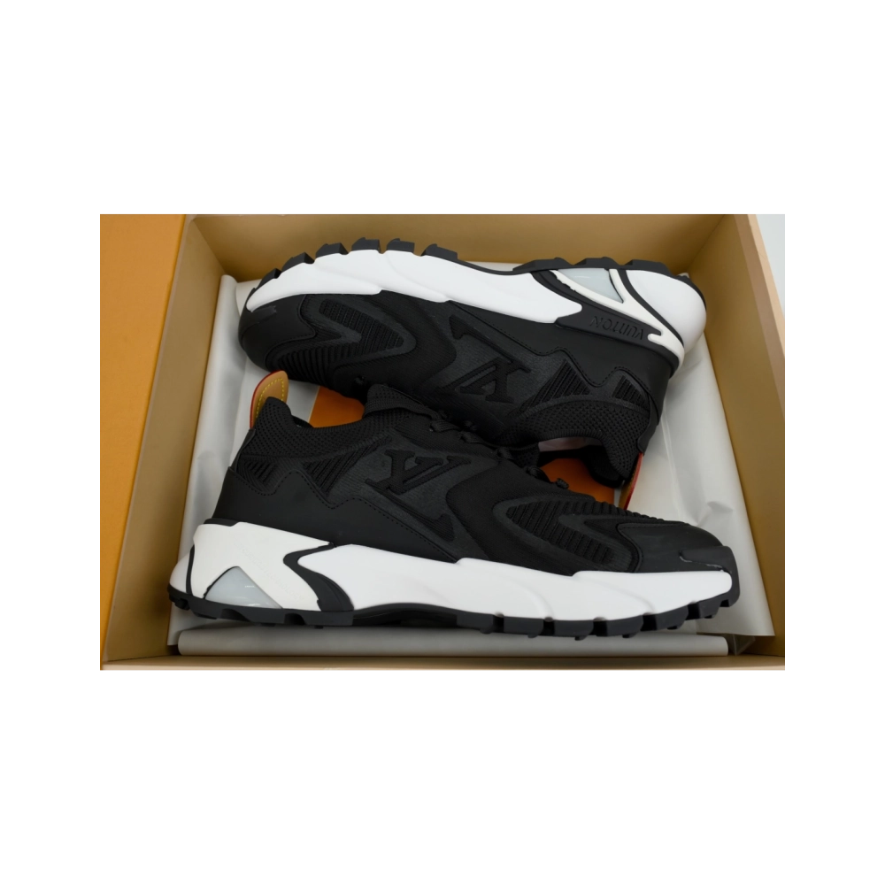 Louis Vuitton Runner Tatic Sneaker Black And White