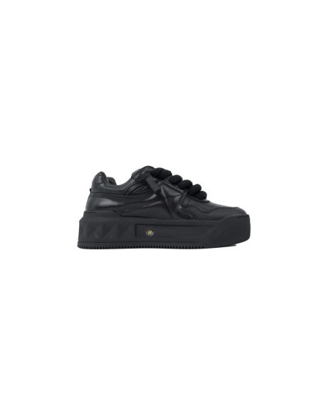 Valentino Garavani Low Top Chunky Sneakers Leather Black