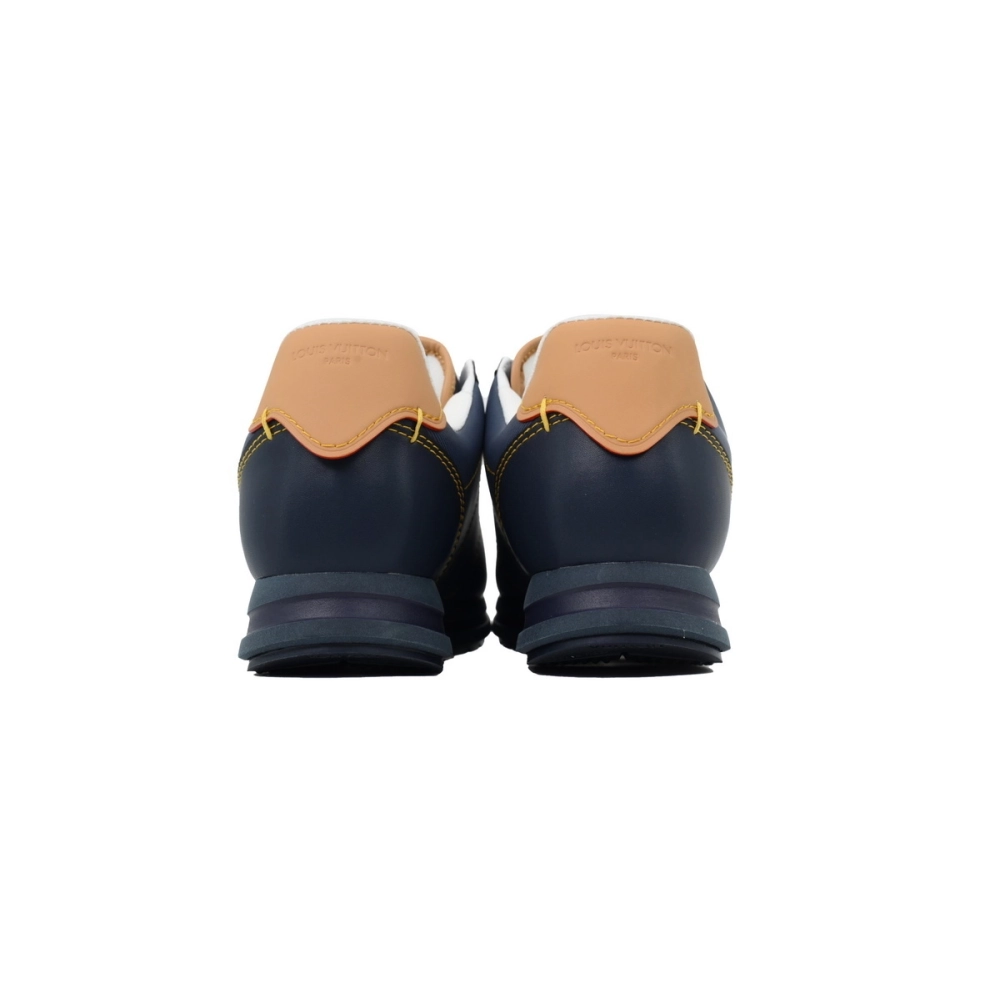LV BUTTERSOFT Sneaker Lambskin/Plain Calf x Nigo Navy Blue