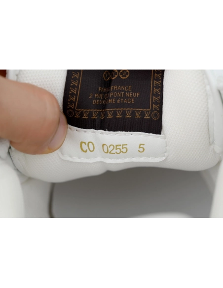 LV BUTTERSOFT Sneaker Lambskin/Plain Calf x Nigo All White