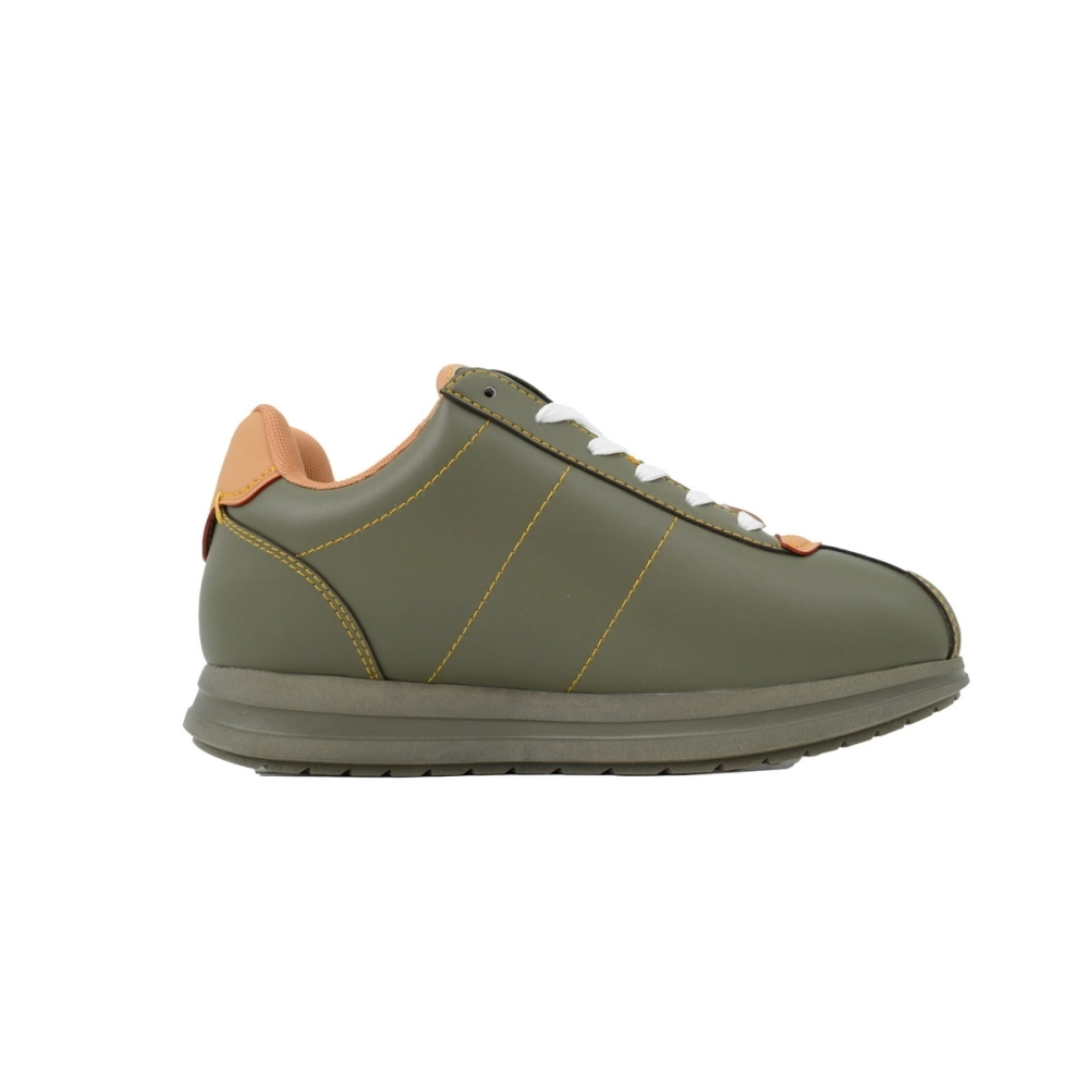 LV BUTTERSOFT Sneaker Lambskin/Plain Calf x Nigo Dark Green Brown