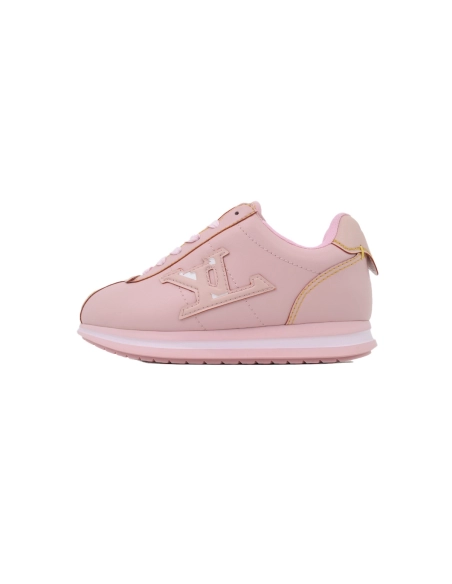 LV BUTTERSOFT Sneaker Lambskin/Plain Calf x Nigo Leather Pink