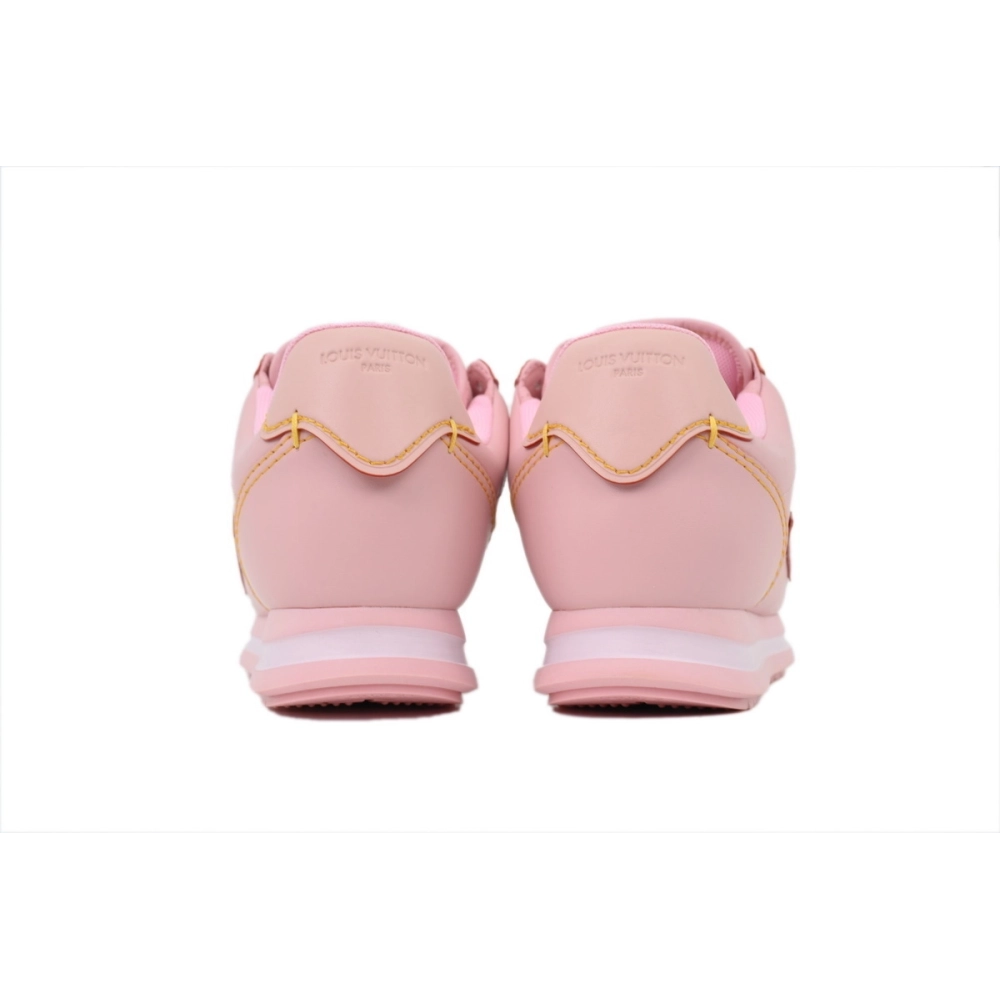 LV BUTTERSOFT Sneaker Lambskin/Plain Calf x Nigo Leather Pink