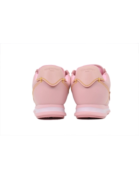 LV BUTTERSOFT Sneaker Lambskin/Plain Calf x Nigo Leather Pink