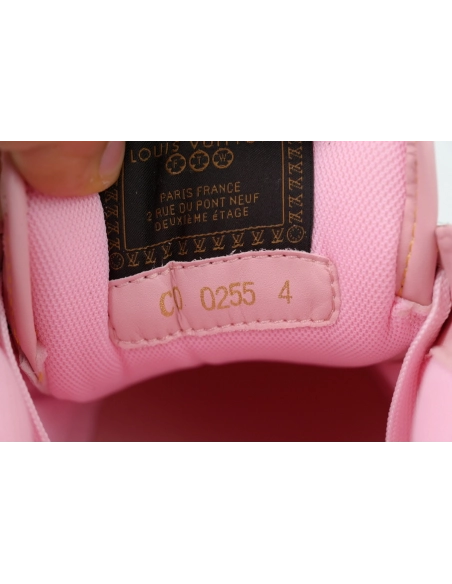 LV BUTTERSOFT Sneaker Lambskin/Plain Calf x Nigo Leather Pink