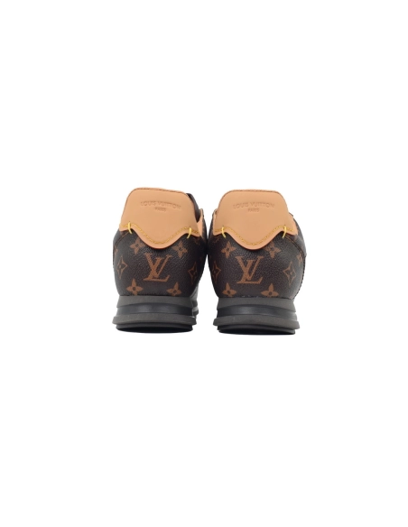LV BUTTERSOFT Sneaker Lambskin/Plain Calf Leather Brown 1AIKVK
