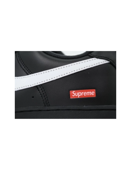 Nike Supreme x Air Force 1 Low Black Warrior Black And White CU9225-001