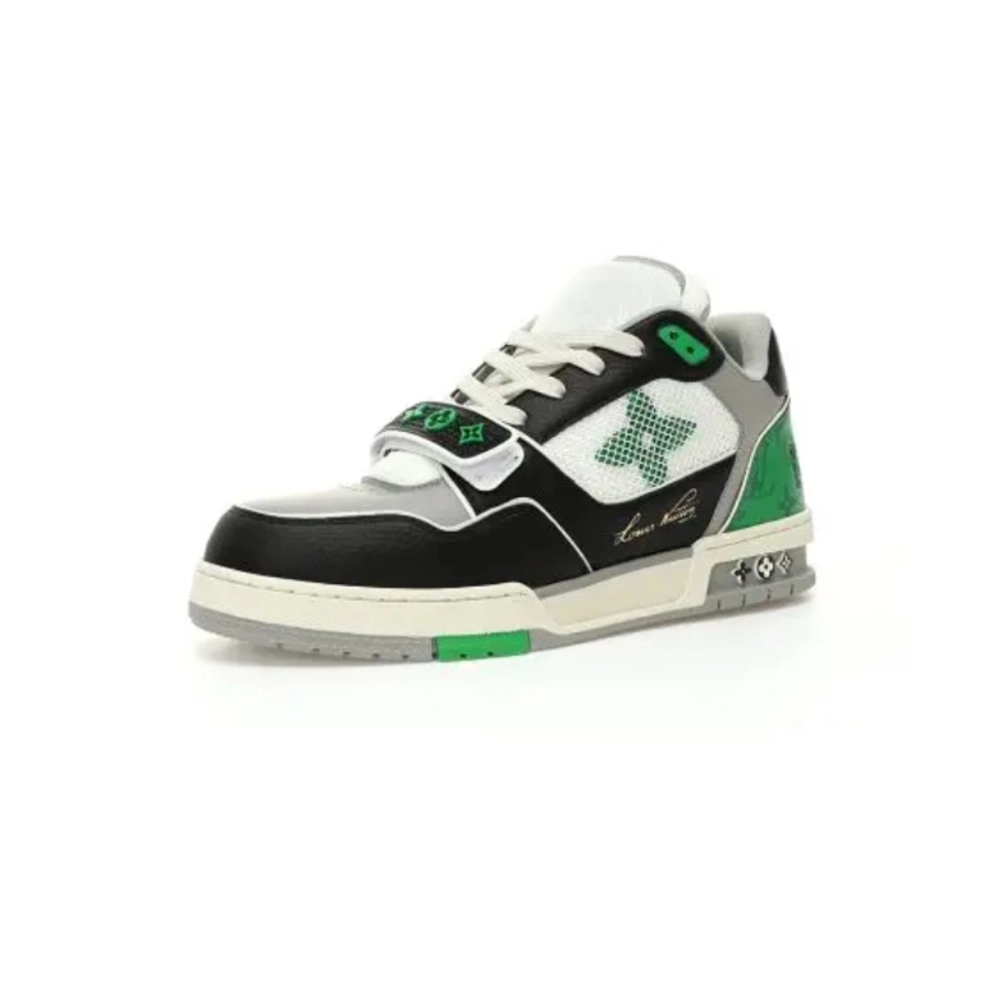 Louis Vuitton Trainer Black / Green / Grey