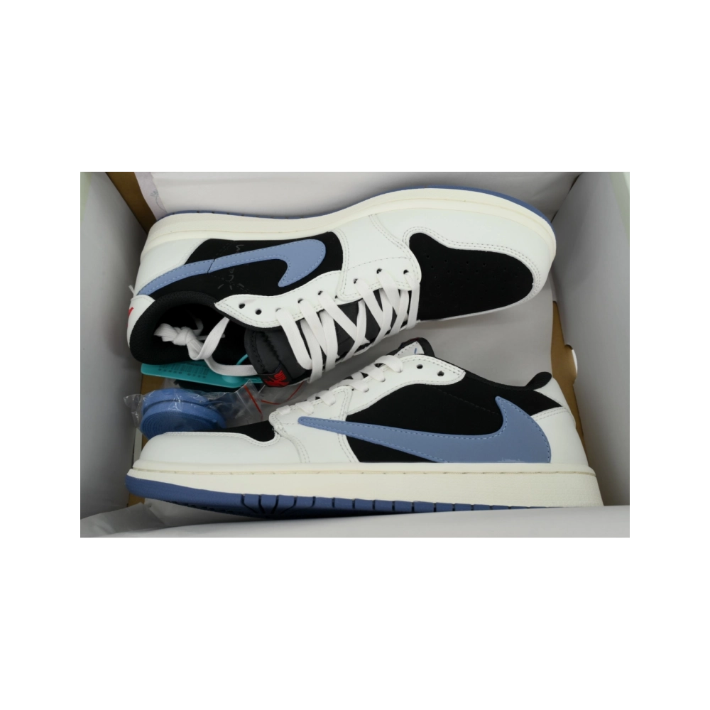 Travis Scott x Air Jordan 1 Low Low Hooked Black Jade DM7866-040