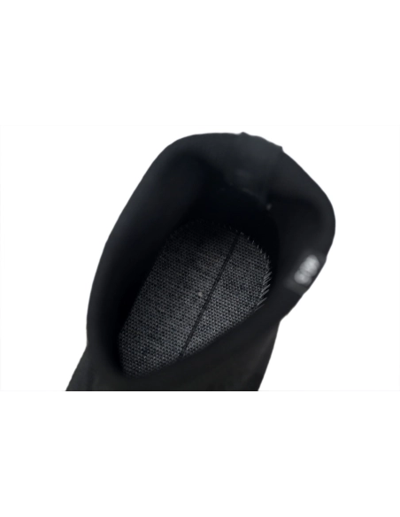 Moncler Trailgrip Knit High Top Sneakers Black White