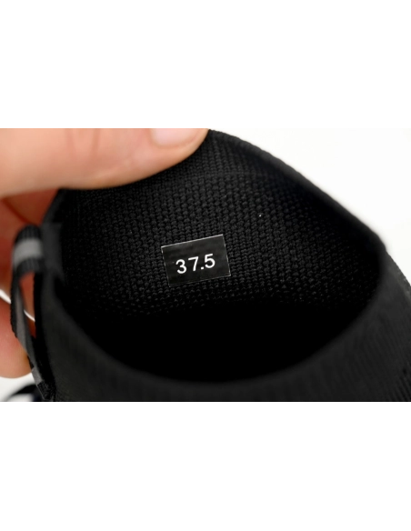 Moncler Trailgrip Knit High Top Sneakers Pure Black