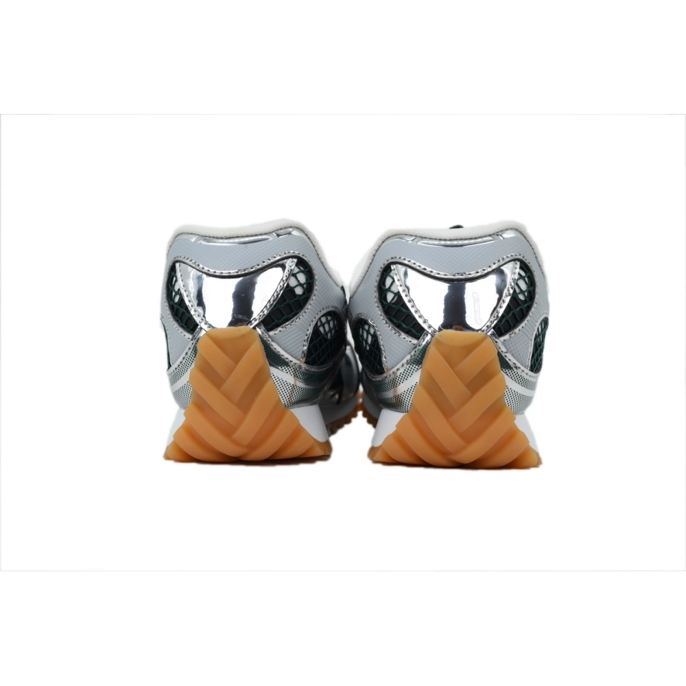 Bottega Veneta Orbit Dark Green Silver