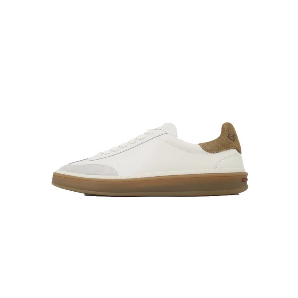 Loro Piana Tennis Walk Sneaker Suede Calf Split Beige