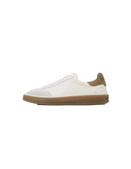 Loro Piana Tennis Walk Sneaker Suede Calf Split Beige