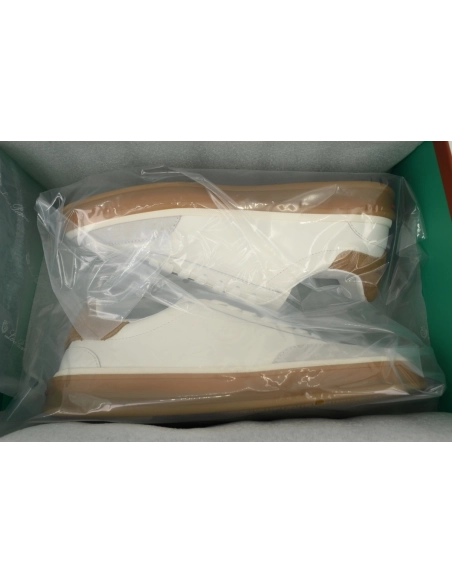 Loro Piana Tennis Walk Sneaker Suede Calf Split Beige