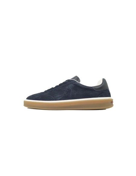 Loro Piana Tennis Walk Sneaker Suede Calf Split Slate Blue