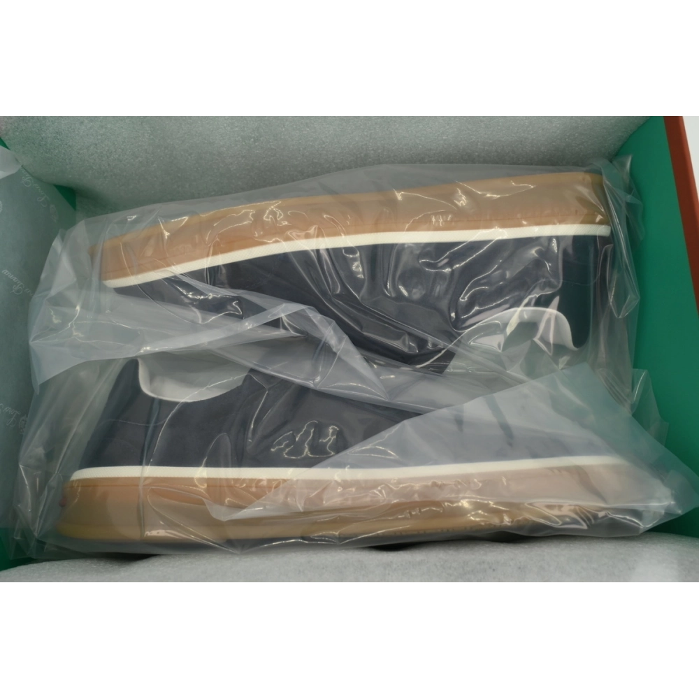 Loro Piana Tennis Walk Sneaker Suede Calf Split Slate Blue