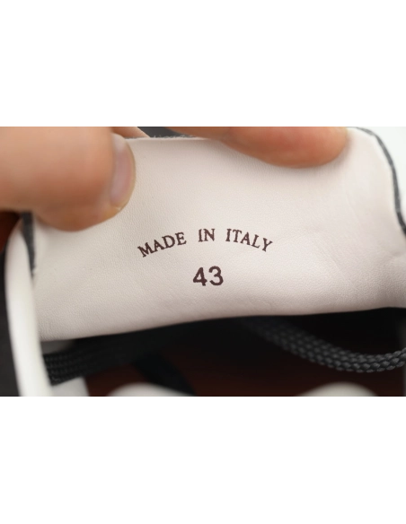 Loro Piana Tennis Walk Sneaker Suede Calf Split Grayish Brown