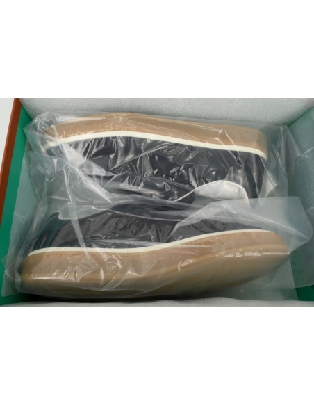 Loro Piana Tennis Walk Sneaker Suede Calf Split Black And Gray