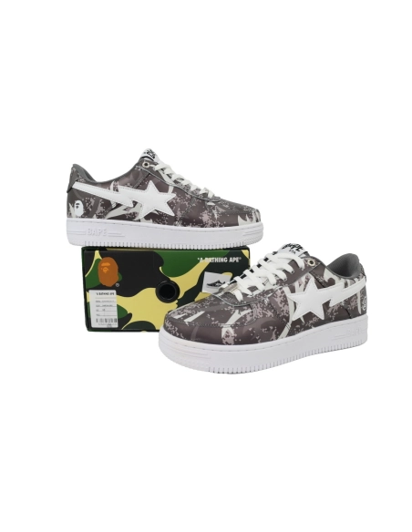 A Bathing Ape Bape Dark Gray Camouflage OZX-SHM931- 911P